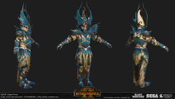 Figurine Metal High Elf Dragon Prince Commander - Warhammer - Partiellement Peinte