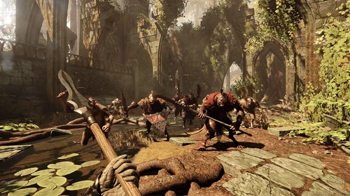 A group of Stormvermin (Vermintide II)