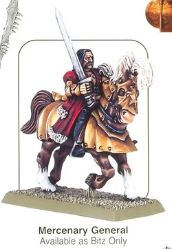 Figurine Warhammer Dogs Of War Mercenary General - BNIB OOP - Empire Captain