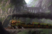 Dwarf Train Concept Art Warhammer Online