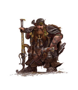 Dwarf Thunderer Colour Illustration Adrian Smith