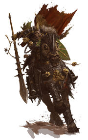 640x1015 11483 Nurgle knight forgeworld GW 2d fantasy knight horse warrior picture image digital art