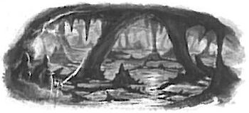 Underworld Sea Black&White Illustration