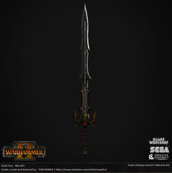 Total War Warhammer Morathi Darksword Render