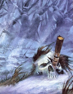 The -tainted arctic wastes of Norsca are the bane of the weak.