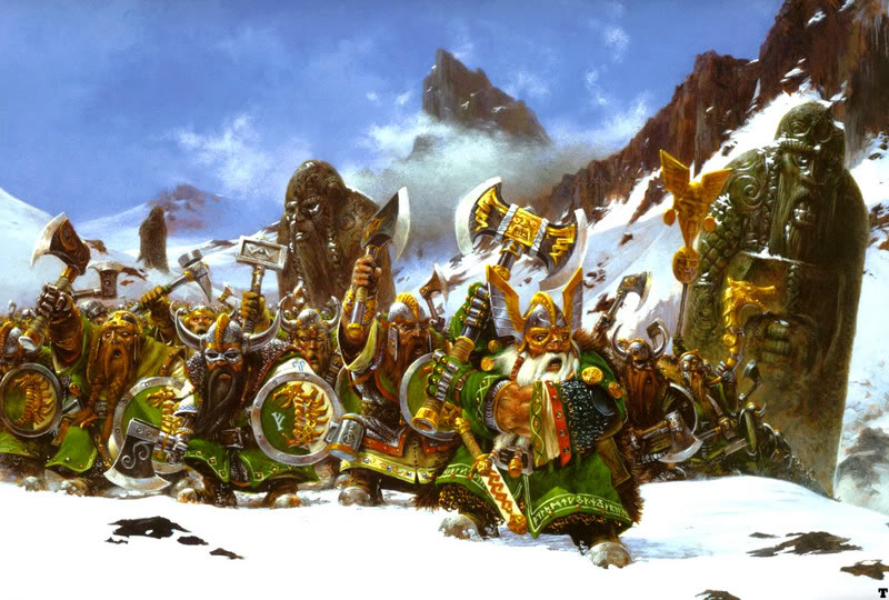 Games Workshop Warhammer Norse Dwarf with Axe Dwarves Metal Figure Army OOP B2 
