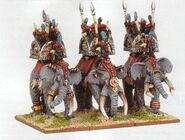 Arabian Elephants Araby Warmaster Miniatures
