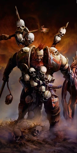 Wulfrik prepares to unleash his fury in battle.