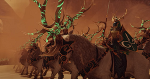 A troop of Great Stag Knights.