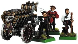Hellblaster Volley Gun Empire - Warhammer Fantasy Battle - Figurines METAL ORIGINAL