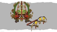 Concept art of a Wu-Xing War Compass created for Total War: Warhammer III.[1]