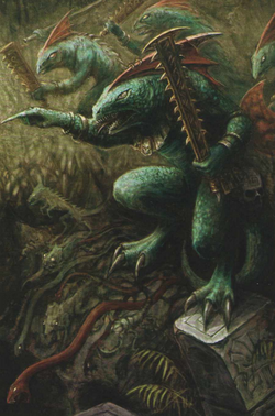 Warhammer Lizardmen Skink Chiefs