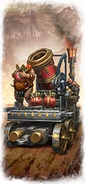 A Dreadquake Mortar as depicted in Total War: Warhammer III.[3a]