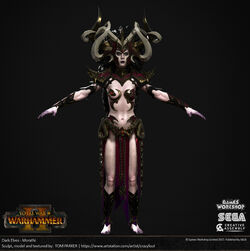 Total War Morathi Render 2