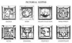 Lizardmen Pictoral Glyphs