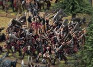 A Bestigor herd (7th Edition)