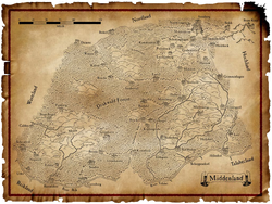 Map of Middenland by  (unofficial).