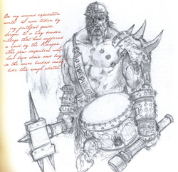 Warhammer Kurgan Sketch