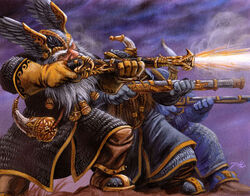 Dwarf Thunderers Colour Illustration Paul Herbert