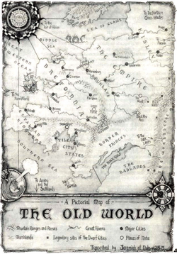 The Old World Map Advanced Heroquest