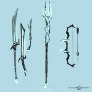 Kislevite Ice Guard weapons