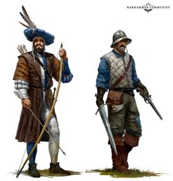 Old world Imperial state troops art