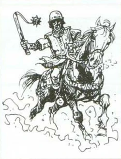 A member of a   unit of the Border Princes