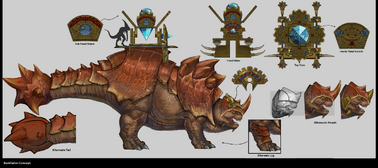 Bastiladon concept art