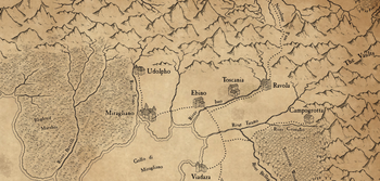 Principality of Miragliano map