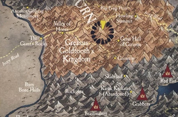 Greasus Goldtooth's Kingdom Map