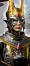 A Dragon-blooded Shugengan Lord as depicted in Total War: Warhammer III.