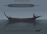 Warhammer Online Dark Elf Long Boat Concept Art 1