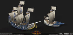 Total War Bretonnia Ship Render 1