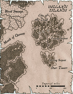 Volcanic Islands map