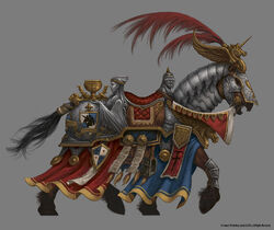 Bretonnian Warhorse 3
