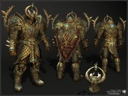 A Champion of Tzeentch as depicted in Warhammer Online: Age of Reckoning.