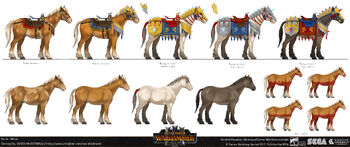 Kislevite Horses Concept Art