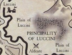 Location of the city-state of Luccini