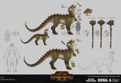 Total War Warhammer Zoat Concept Art by Tony Sart