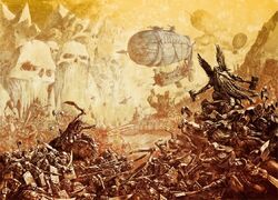 Dwarf Thunderbarge Battle