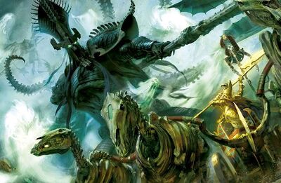 Warhammer Settra vs Nagash