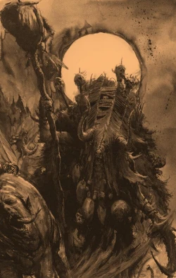 The ancient  known as Morghur, the Master of Skulls