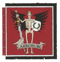 Warhammer Drakwald Carroburg Banner