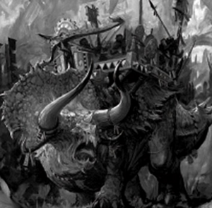 Warhammer Lizardmen Stegadon Warfare