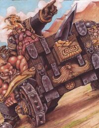 Dwarf Bolt Thrower Colour Illustration