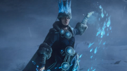 The Ice Queen unleashes her command of the Lore of Ice as depicted in Total War: Warhammer III.