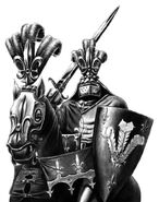 A noble Bretonnian Knight