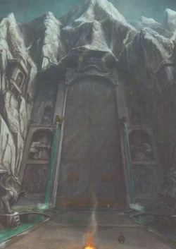 The impregnable gates of Karaz-a-Karak as depicted in .