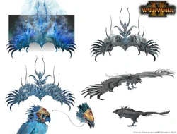 Concept art of a Frostheart Phoenix created for .