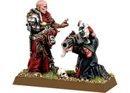 Warrior Priest of Sigmar blessing an Imperial soldier. (8th Edition)